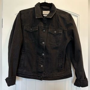 black denim jacket